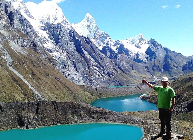 andes mountain climbing peru